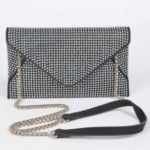 Hot Fix Rhinestones Envelope Clutch